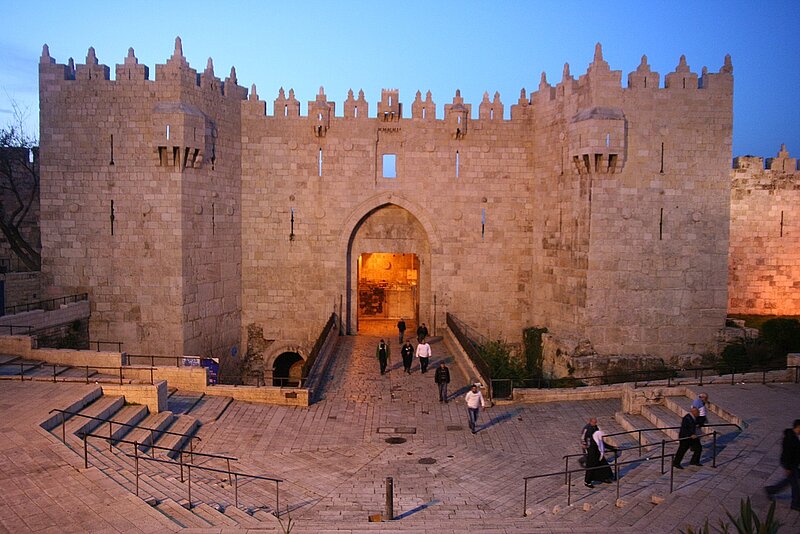 Jerusalem, Damaskus-Tor (c) pixabay, windhaven1077